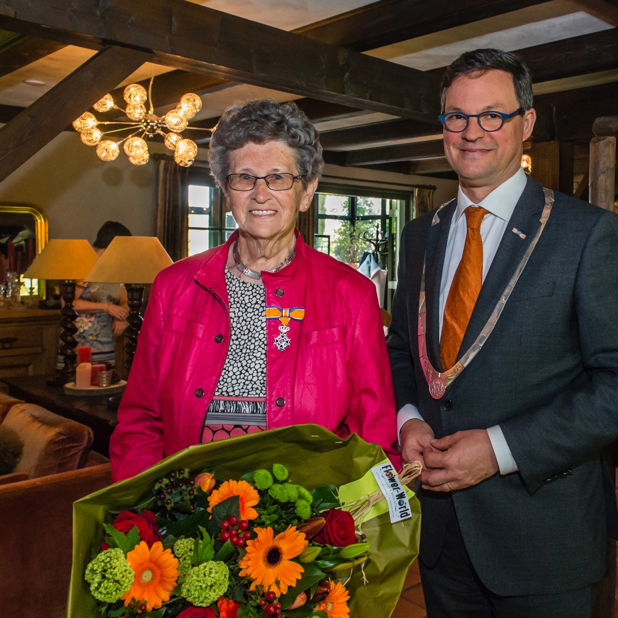 Lintje voor vrijwilliger Koos Luteijn