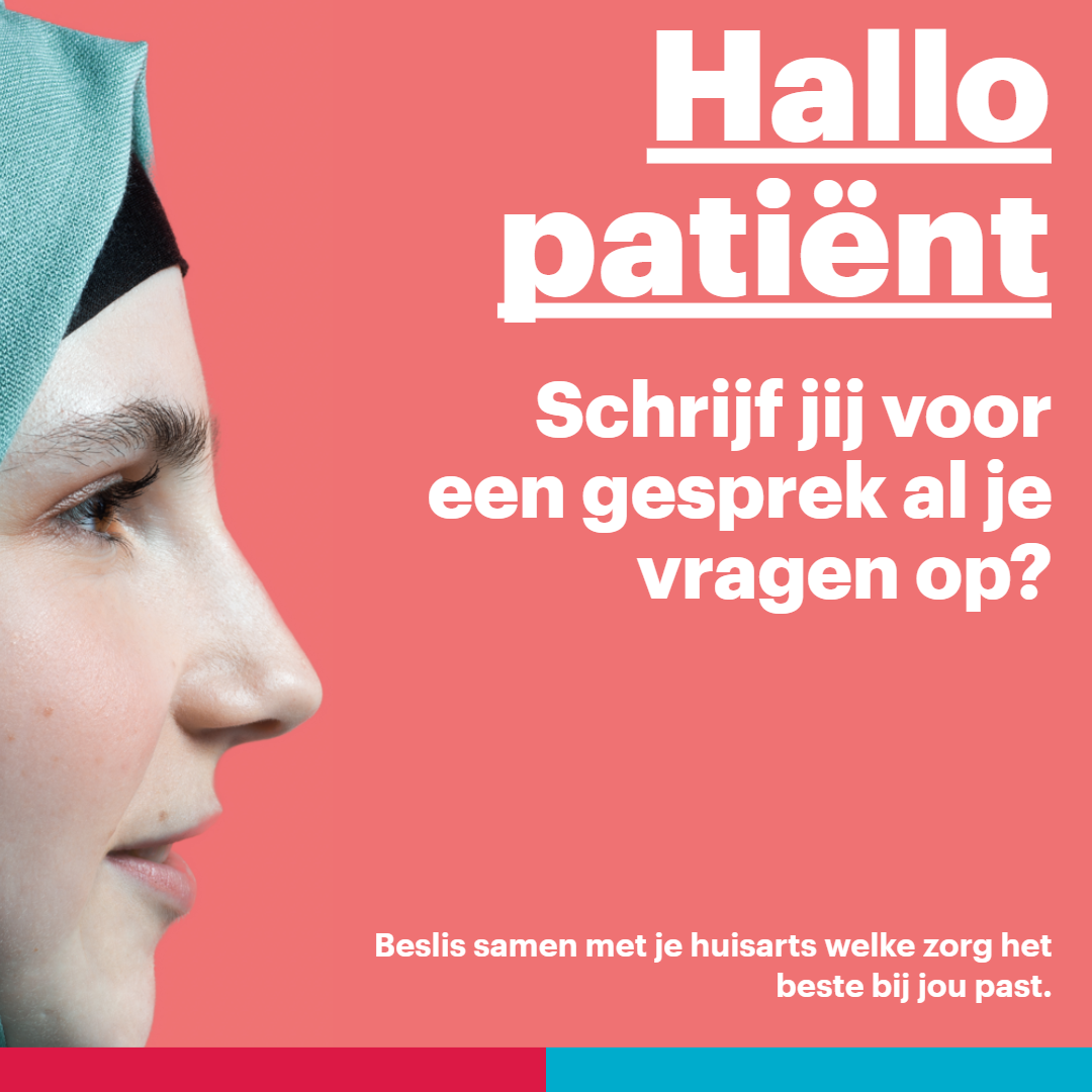 Start landelijke campagne Samen beslissen