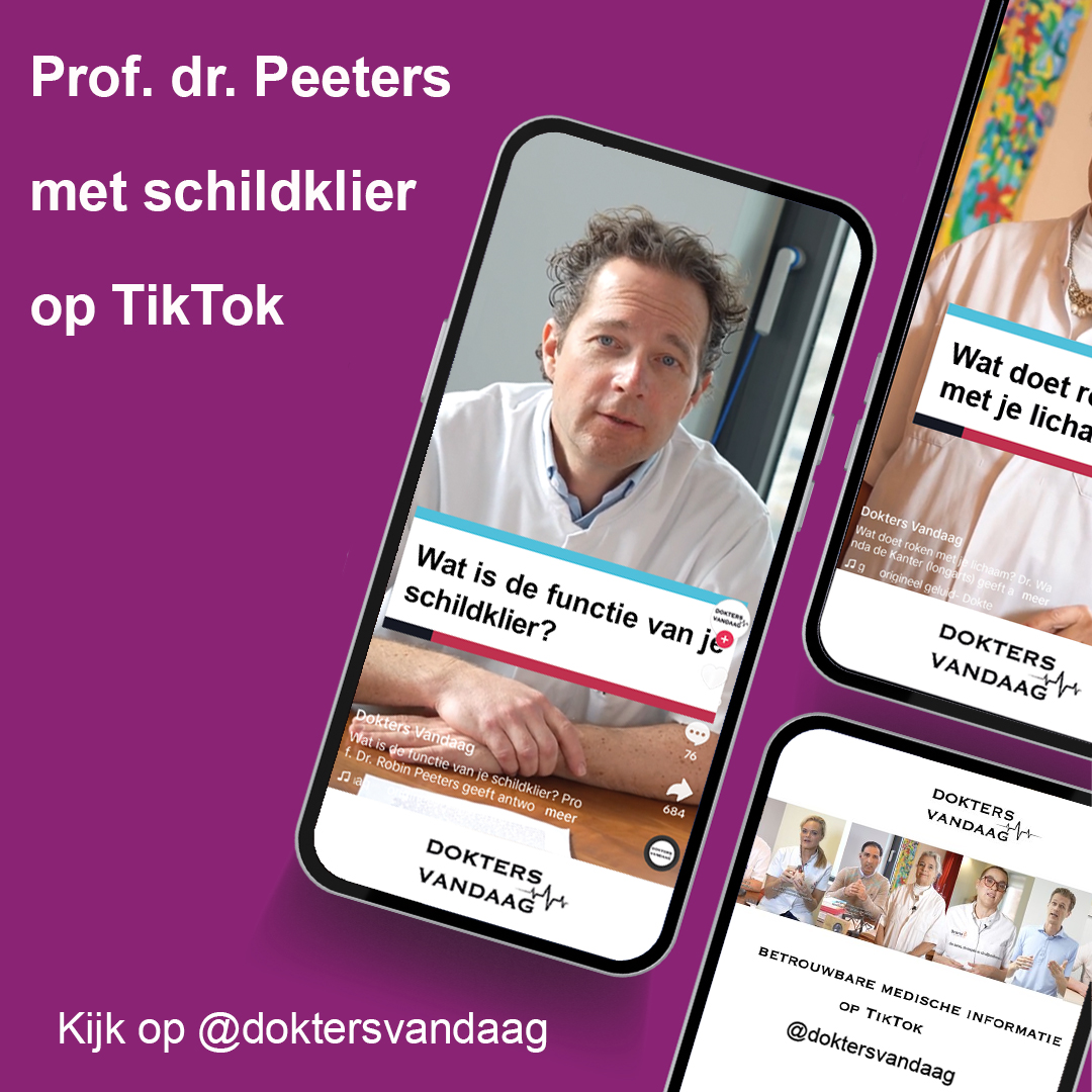 Prof. dr. Peeters met schildklier op TikTok