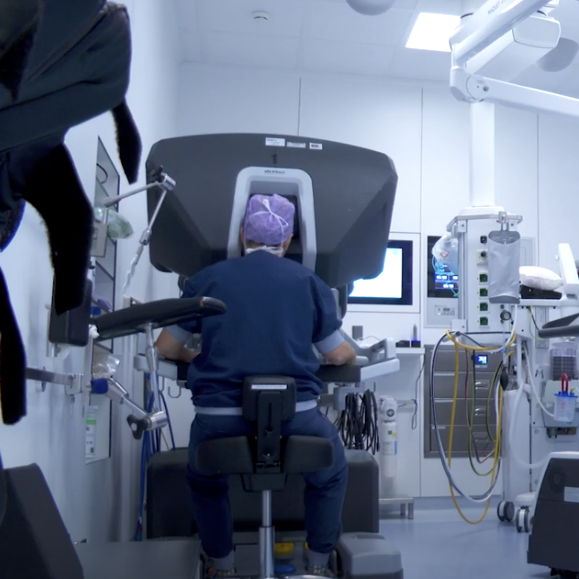 Live registratie robotoperatie schildklier